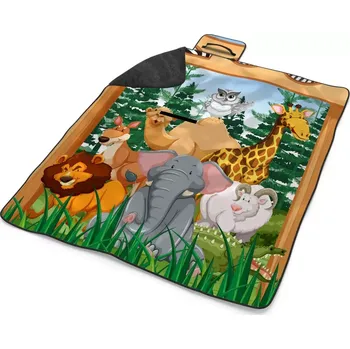 deka Sablio Plážová deka Zoo: 200x140 cm