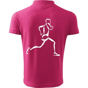 Pánská košile Běžec - Polokošile pánská Pique Polo 203 - 2XL ( Purpurová )