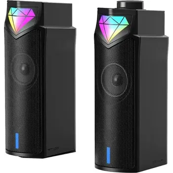 DeTech Onikuma L1 reproduktory - 2x5W, USB, RGB, Černá