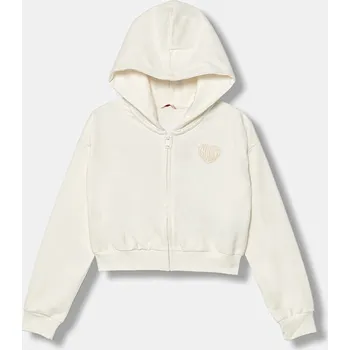 Chlapecká mikina Dětská bavlněná mikina Guess J5YQ07.KAD74.9BYA béžová 01X, vel. 147-157