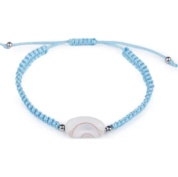 Náramek Náramek shamballa, malé, 6 modrá světlá