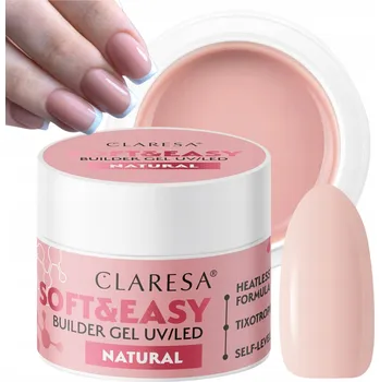 Lak na nehty Claresa stavební gel gel na nehty NATURAL 45 g