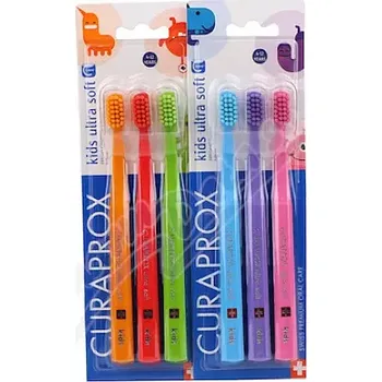 Zubní kartáček CURAPROX CS Kids zubní kartáček 4-12 let 3ks