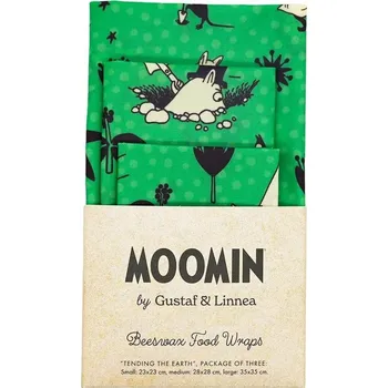 Bees Wrap 3-Set Moomin Tend the Earth assorted, Gustaf & Linnea Švédsko