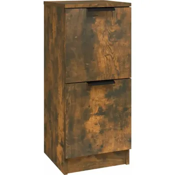 Komoda Multifunkční skříňka z dřevotřísky, kouřový dub, 30x30x