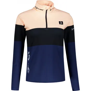 Dámská mikina Dámská funkční termo mikina premium ALTISPORT VOJ/ALW051TER03 ORANŽOVÁ/MODRÁ L