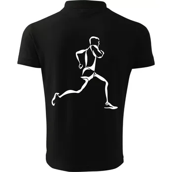 Pánská košile Běžec - Polokošile pánská Pique Polo 203 - 2XL ( Černá )