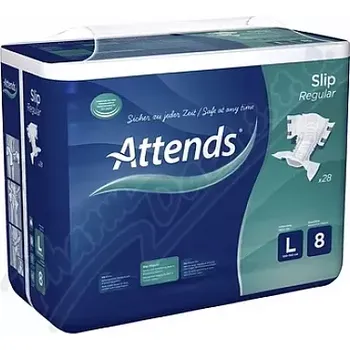 Inkontinenční vložka Kalhotky absorpční Attends Slip Regular 8 L 28ks