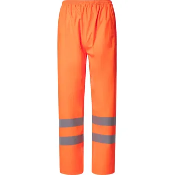 Pláštěnka Yoko Hi-Vis prodyšné kalhoty do deště HVS451 Fluorescent Orange XL