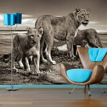 Tapeta Sablio Tapeta Lvice a lvíčata - 125x75 cm