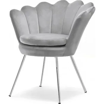 Křeslo Mebel Partner Lasair (šedá + zlatá)