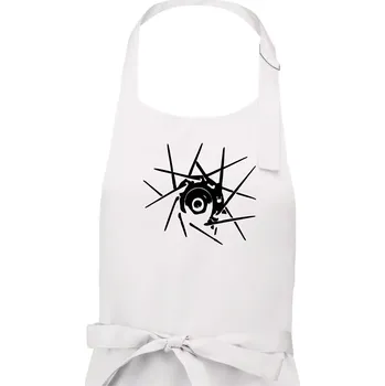 Kuchyňská zástěra Cyclo výplet - Dámská zástěra na vaření - Univerzální velikost ( Bílá )