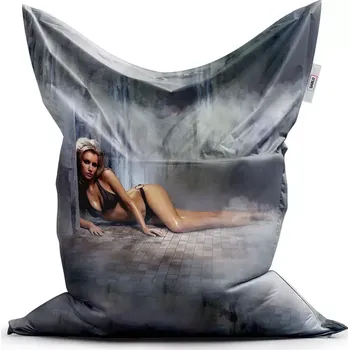 Sedací pytel Sablio Sedací vak Classic Sexy žena - 150x100 cm
