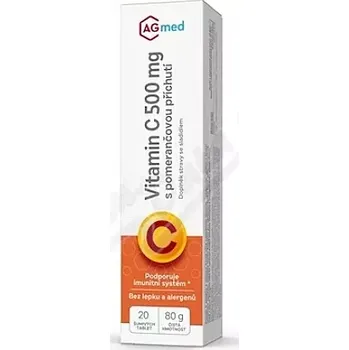 Vitamin C 500mg pomeranč tbl.eff.20 AGmed
