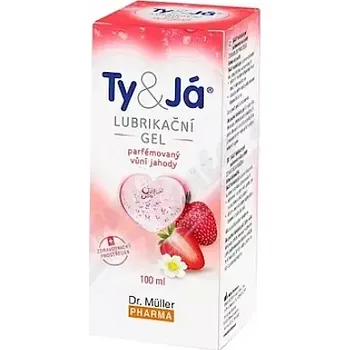 Lubrikační gel Lubrik.gel Ty&Já parf.vůní jahody 100ml Dr.Müller
