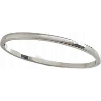 Náramek STŘÍBRNÝ NÁRAMEK OCEL TUHÝ ZÁMEK Z OCELI KLASICKÝ VINTAGE RETRO