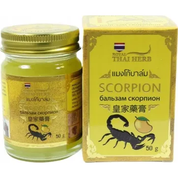Tělový balzám Masť Tajlandia na bolesti svalů a kloubů Royal Thai Herb Yellow Balm 50 ml 50 g