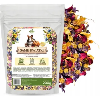 Krmivo pro hlodavce Samfarm SAME KWIATKI 200g květinová směs pro králíky, činčily a morčata