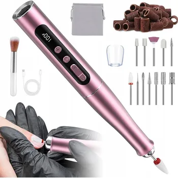 MULTIFUNKČNÍ ELEKTRICKÝ PILNÍK NA NEHTY S KRYTEM PROTI PRACHU