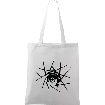 Nákupní taška Cyclo výplet - Taška bavlněná - 42 x 38 cm ( Bílá )