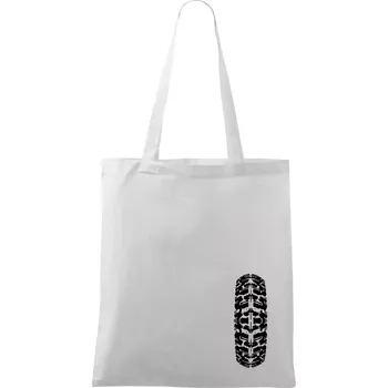 Enduro / cross pneumatika - Taška bavlněná - 42 x 38 cm ( Bílá )