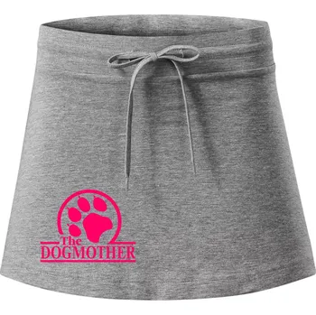 Dámské oblečení Dogmother - Sportovní sukně - two in one - L ( Tmavě šedý melír )