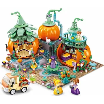 Stavebnice Sluban Sluban Girl's Dream Pumpkin M38-B1177 kouzelná dýňová vesnička