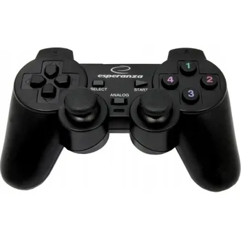 Gamepad Gamepad DRÁTOVÝ OVLADAČ Warrior pro PS3 PC POČÍTAČ USB + vibrace