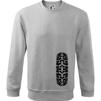 Chlapecké tričko Enduro / cross pneumatika - Mikina Essential dětská - 158 cm/12 let ( Světlešedý Melír )