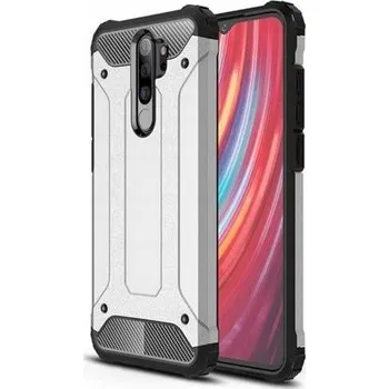 Pouzdro na mobilní telefon Zadní Kryt Pskom pro Xiaomi Redmi Note 8 Pro stříbrný