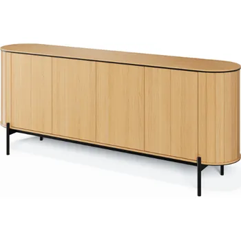 Komoda Čtyřdveřová komoda Rotto 200 - Lenart Dub Vincenza-eukalyptus. 200x82 cm