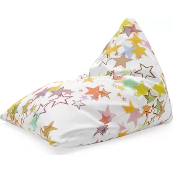 Sedací pytel Sablio Sedací vak Triangl Hvězdičky: 120 x 100 x 100 cm