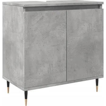 Koupelnový nábytek Koupelnová skříňka z dřevotřísky, šedá betonu, 58x33x60 cm