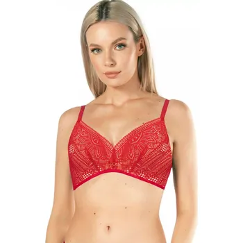 Podprsenka NIPPLEX Dámská podprsenka Czerwono-beżowy 80/B