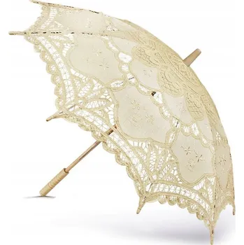 Deštník Manuální skládací deštník, béžový