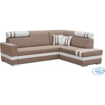 Sedací souprava Rohová sedací souprava R1 světle hnědá
