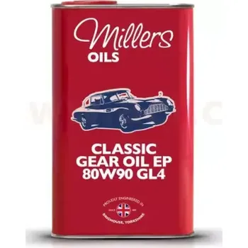 Převodový olej MILLERS OILS CLASSIC GEAR OIL EP 80W-90 GL4 - Převodový minerální olej 1L