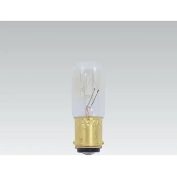 Žárovka Trubková žárovka pro spořebiče AR 240V 7W B15d 1856 CLEAR NBB 371101000