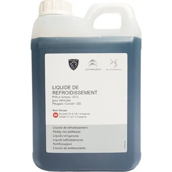 Nemrznoucí směs do chladiče Chladicí kapalina PSA 1637756380 2L, hotová směs do -35°C, modrozelená