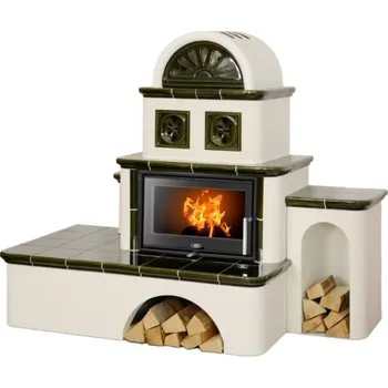 Krbová kamna ABX Kachlová pec Pegas zelená
