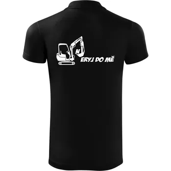 Pánská košile Neryj do mě - Polokošile Victory sportovní (dresovina) - 2XL ( Černá )