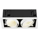 Kvadratické bodové svítidlo SLV bílé