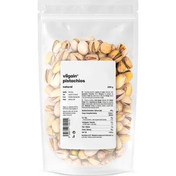 Sušená potravina Vilgain Pistácie – Přírodní 250&nbsp;g