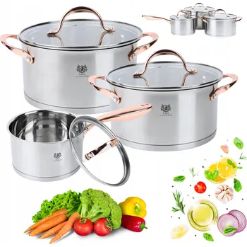 Hrnec Sada hrnců Karl Hausmann Masters nerezová ocel 6 ks.