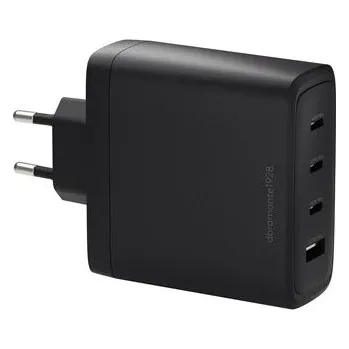 Příslušenství pro notebook dbramante1928 re-charge - Síťový adaptér - 140 Watt - 4 výstupní konektory (3 x USB-C, USB) - černá