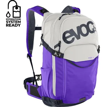 batoh na kolo Bike batoh EVOC Stage 18 sand/violet 18L 12×28×50 CM - Odesíláme do 24 hodin