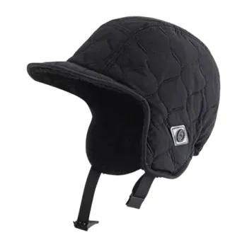 Pokrývka hlavy Zimní nepromokavá čepice s ušima 58–62 cm Unisex Trapper Aviator Trooper Bomber Cap Teplý oboustranný klobouk s chrániči sluchu Polyester černá