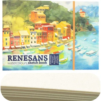 Renesans Blok na akvarel PORTOFINO A5+ 300 g/m2