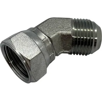 Fitinka Koleno 45° DKJ/AGJ 1.3/16" UNF spojka úhlová s maticí
