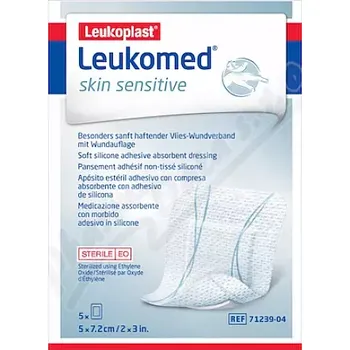 Náplast Leukomed Skin Sensitive netk.krytí 5x7.2cm 5ks